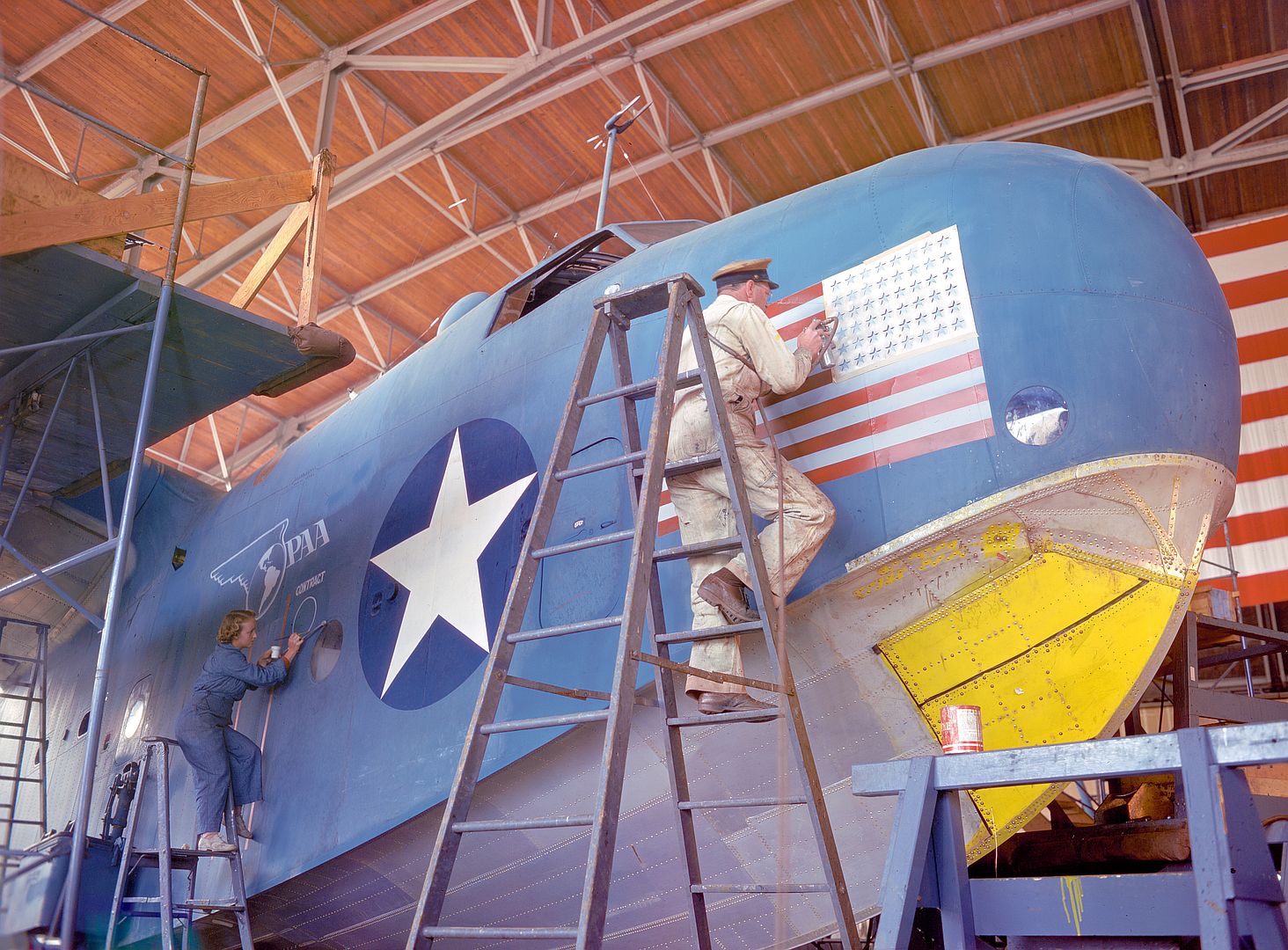 3R Receives Dual Navy And Pan American Airways Markings 3R Receives Dual Navy And Pan American Airways Markings