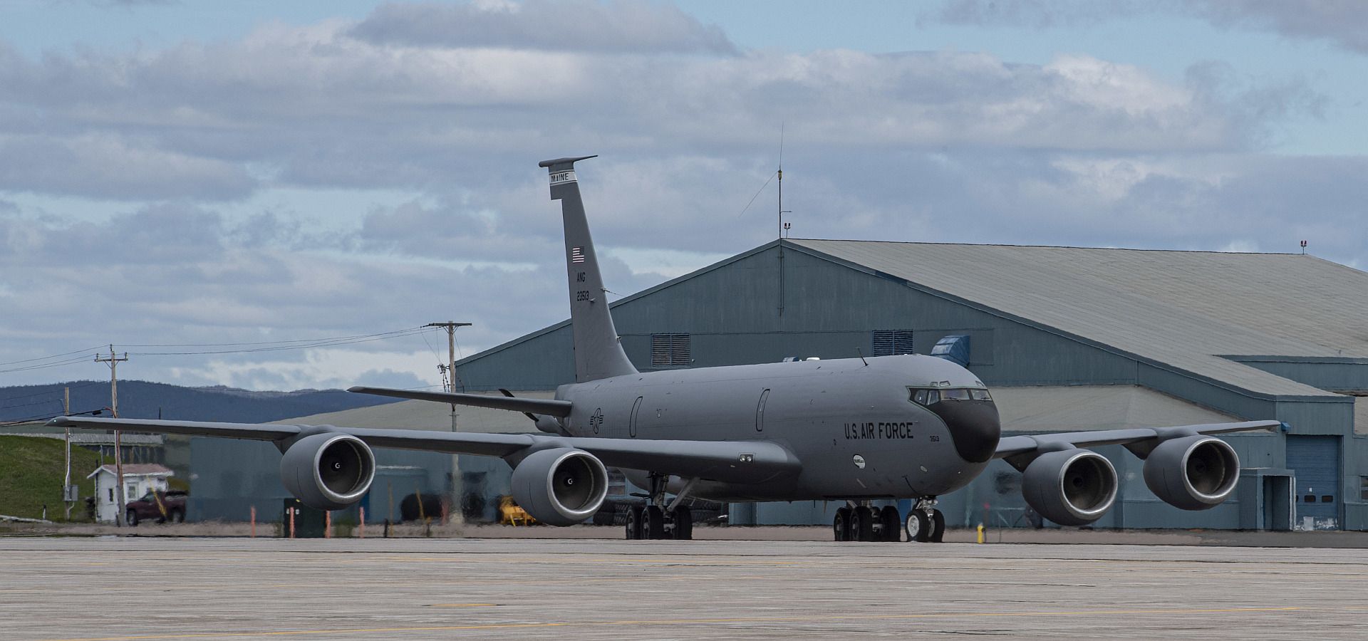 135R Statotanker Aircraft Of The Maine Air National Guard From The 101st Air Refueling Wing Bangor Maine