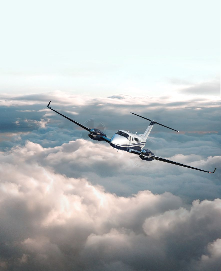 King Air 360 In Flight