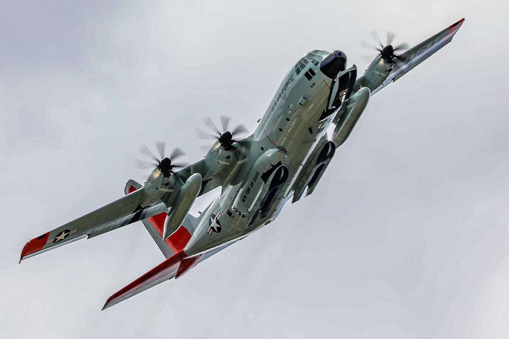 LC 130 Assigned To The 109th Airlift Wing Flies Over The New York State Capitol On Tuesday May 12 2020 1
