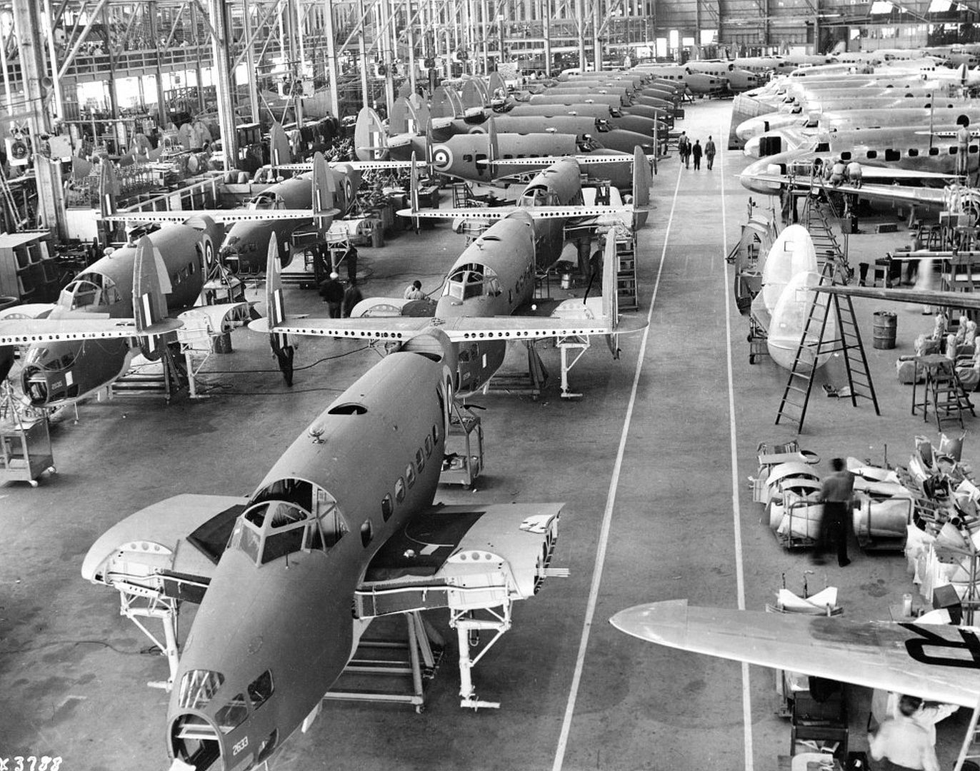 Lockheed Hudson V Production Line Burbank Plant 1941