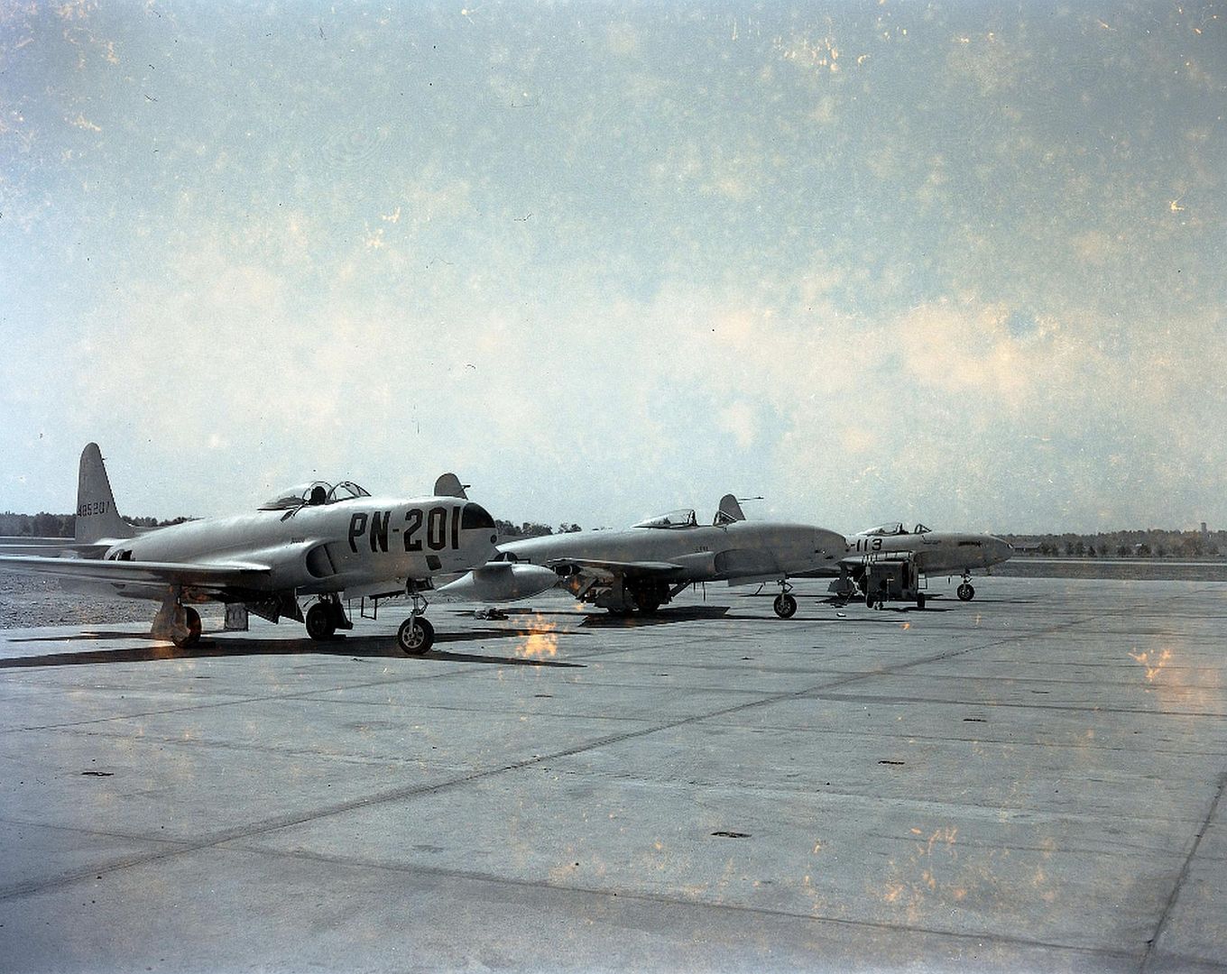 Lockheed P 80 Shooting Star On The Ground Wright Field