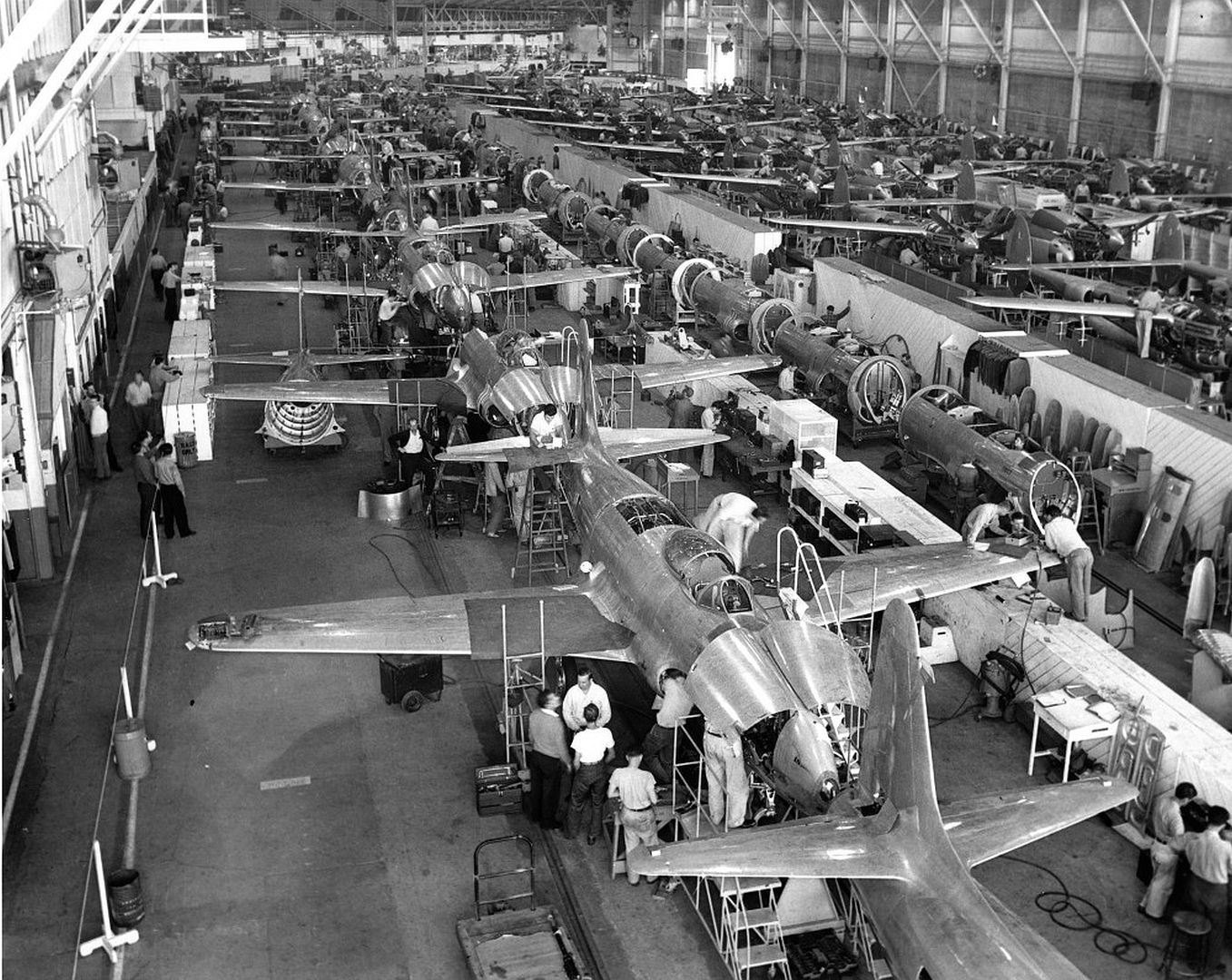 Lockheed P 80 Shooting Star Production Alongside P 38 Lightnings