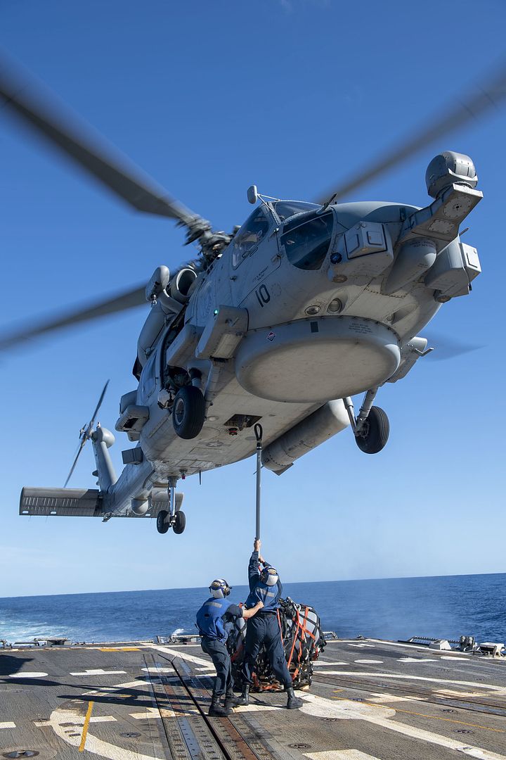 60R Seahawk Assigned To The Warlords Of Helicopter Maritime Strike Squadron