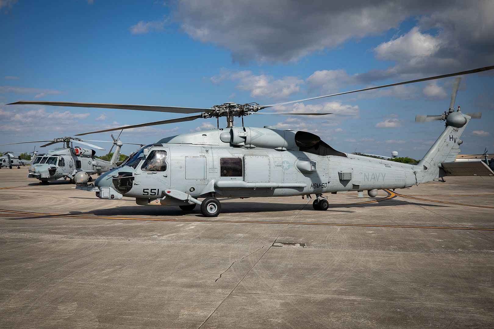 60R Helicopter Assigned To The Valkyries Of Helicopter Maritime Strike Squadron HSM 50