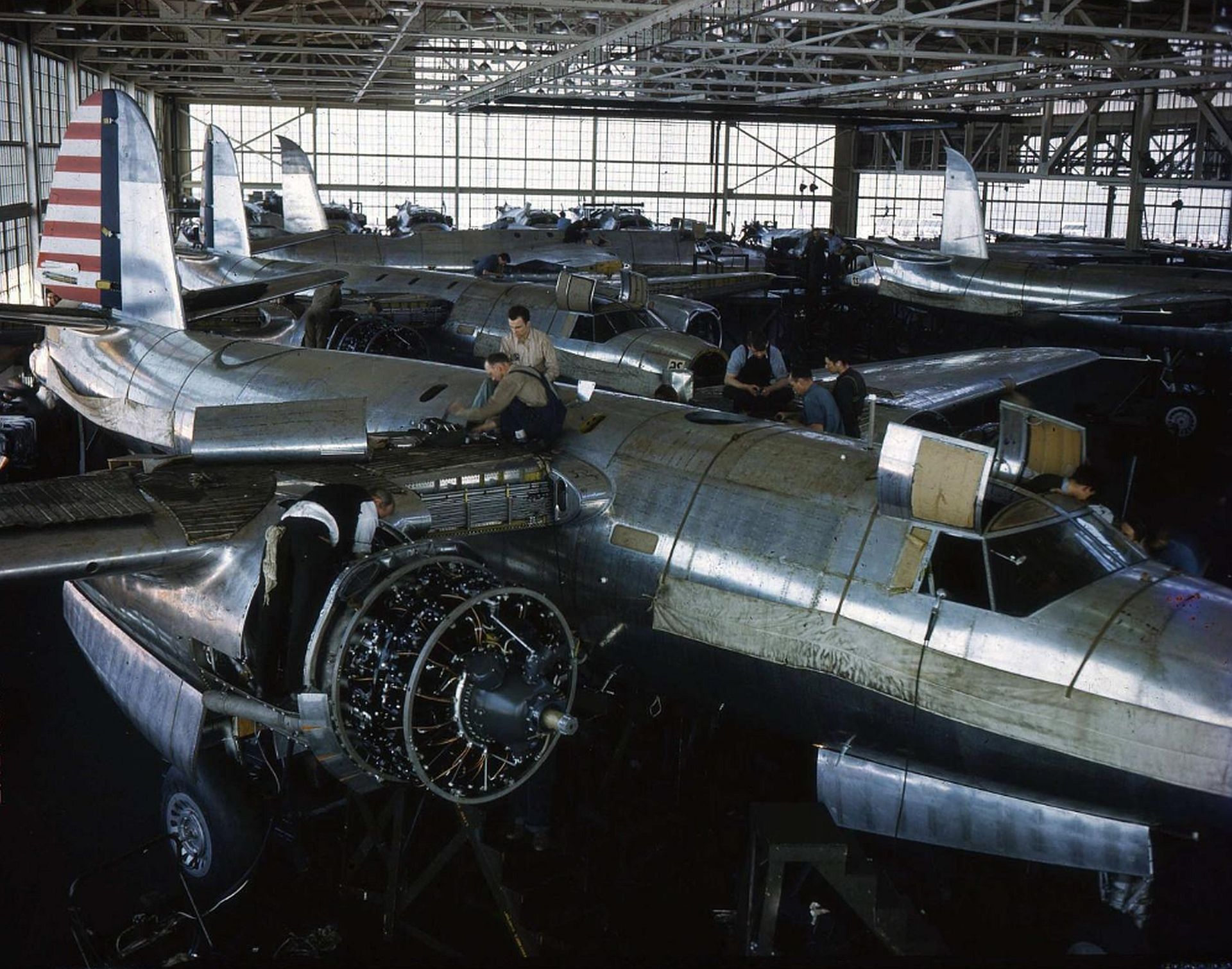 Martin B 26B Marauder At The Glen L Martin Plant Baltimore Maryland