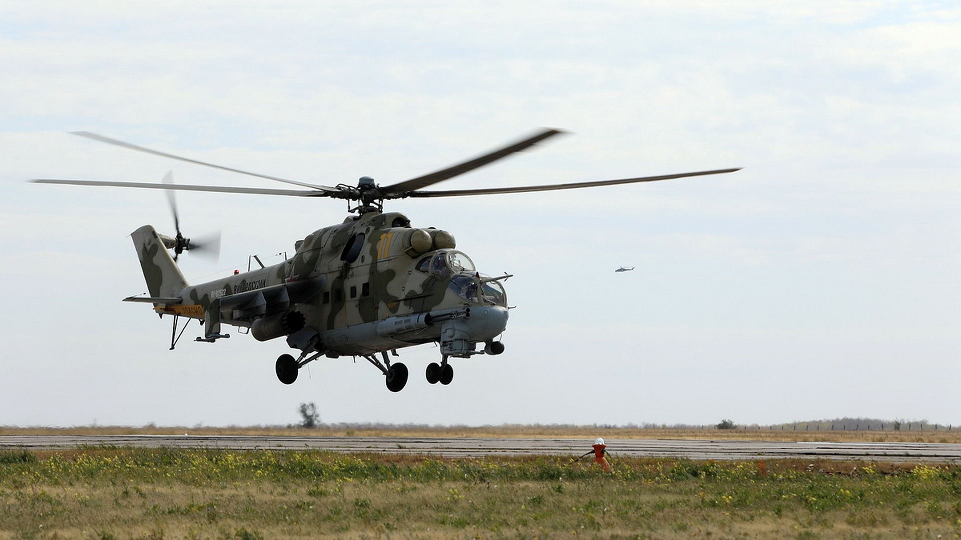 8 Transport And Combat Helicopters Of The Central Military District