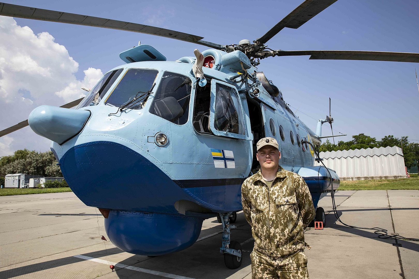 8 Helicopter During An Exercise Sea Breeze 2021 Air Demonstration On Mykolaiv Military Airbase Ukraine June 30 2021