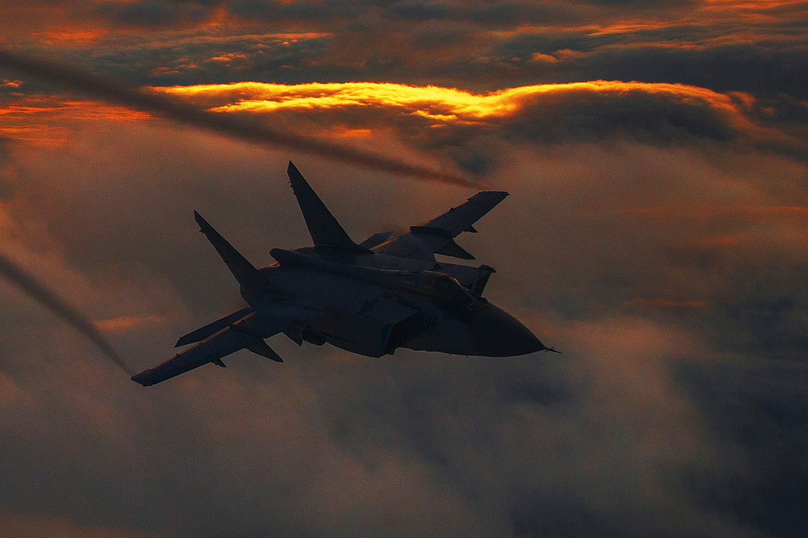 Mig 31 Sunset Mig 31 Sunset