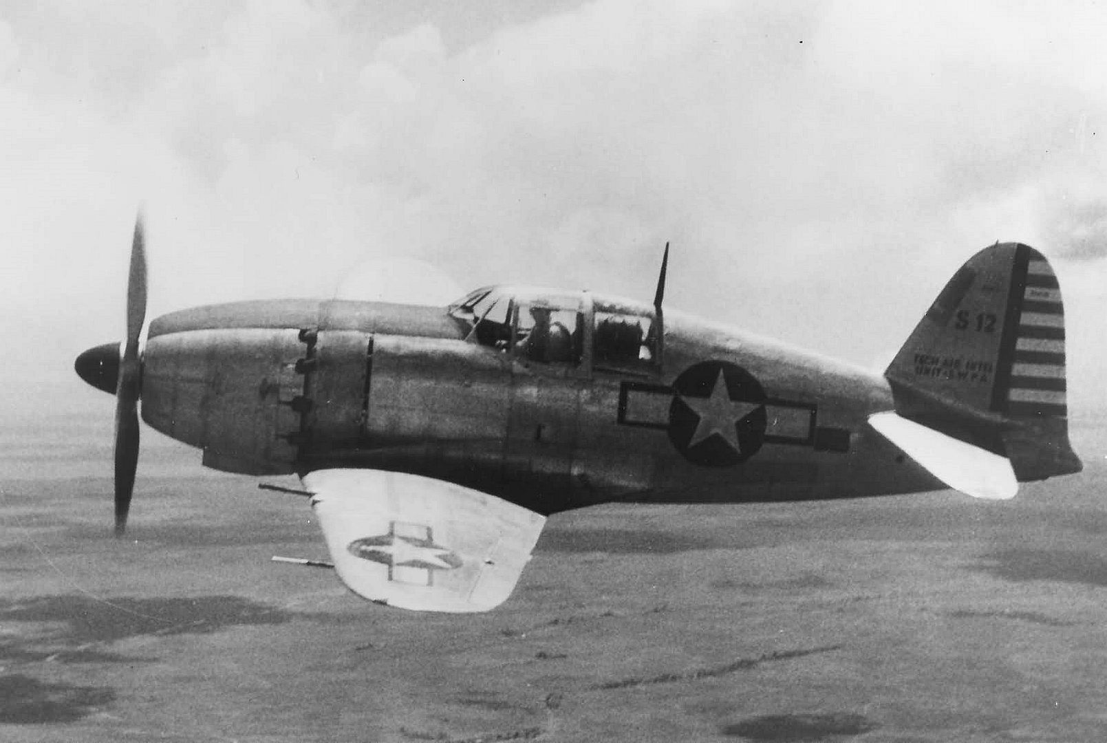 Mitsubishi J2M3 Raiden During Flight Test 1945 Mitsubishi J2M3 Raiden During Flight Test 1945
