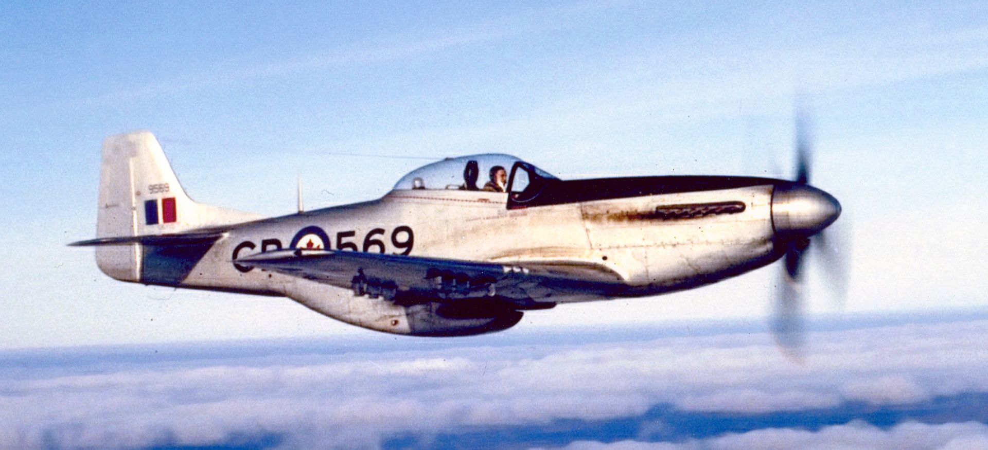 Mustang Mk IV Entered Canadian Service In 1947 And This Aircraft CB 569 Belonged To Central Air Command Composite Flight Located At RCAF Station Trenton Mustang Mk IV Entered Canadian Service In 1947 And This Aircraft CB 569 Belonged To Central Air Command Composite Flight Located At RCAF Station Trenton