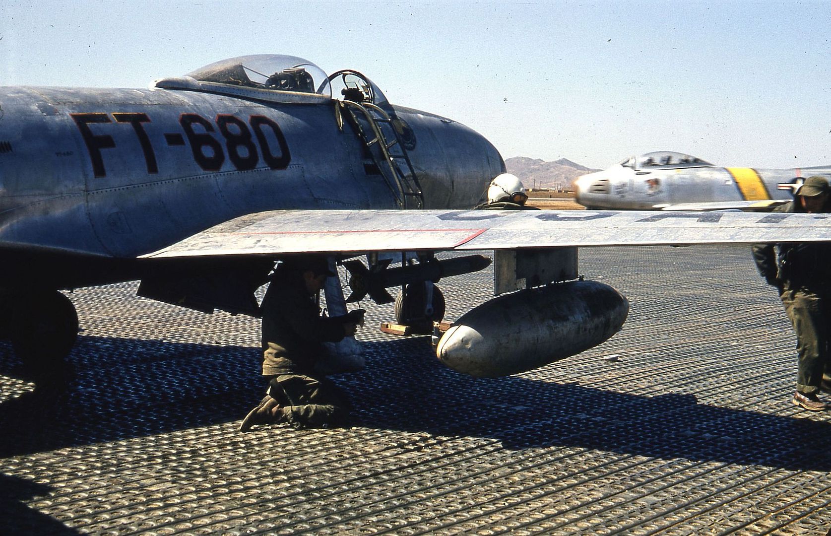 680 Bearing The Markings Of The 36th Fighter Bomber Squadron