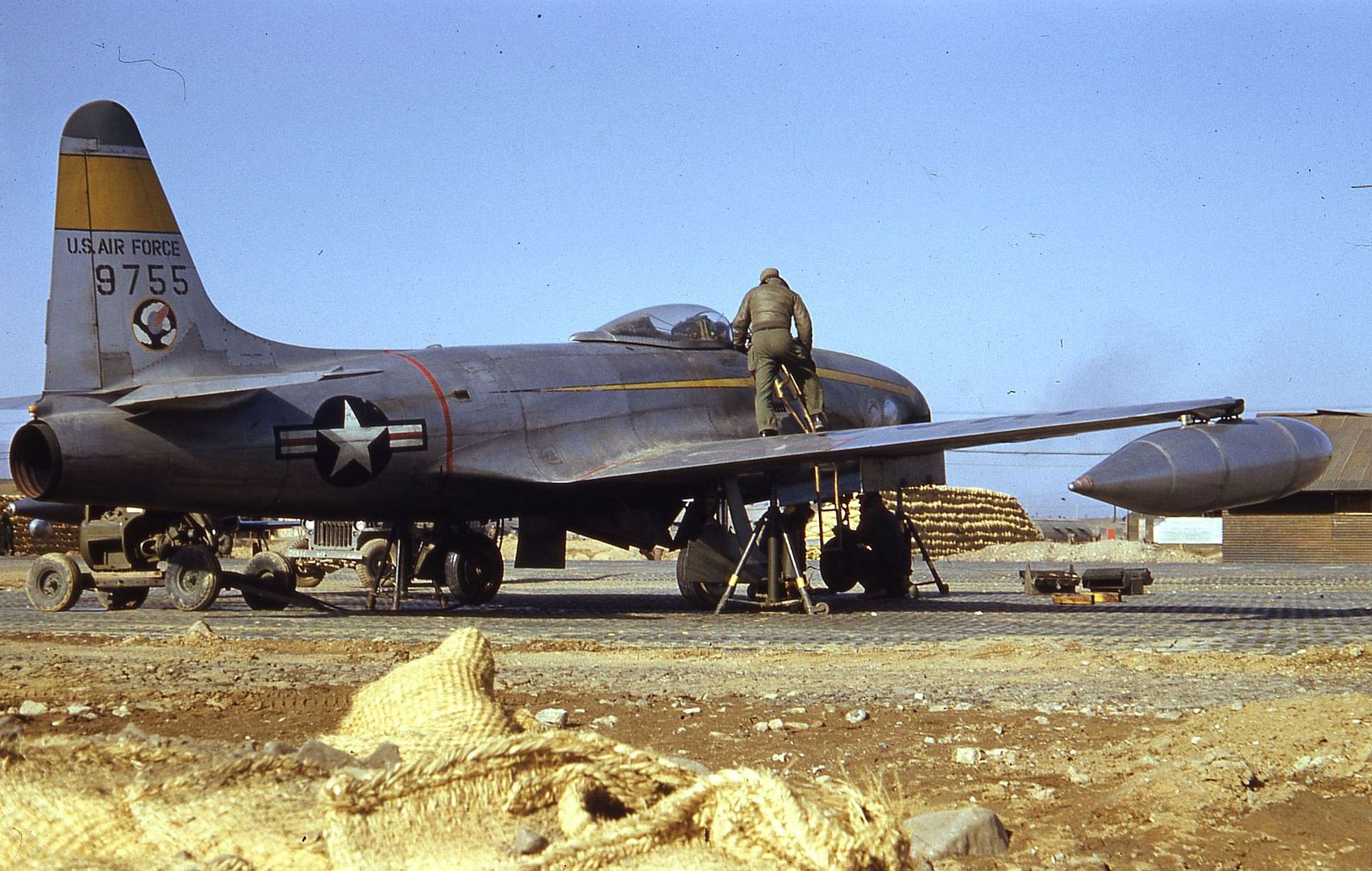 755 Bearing The Markings Of The 41st Fighter Interceptor Squadron