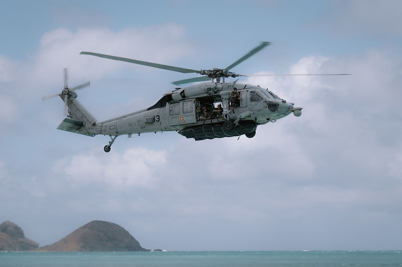 Republic Of Korea SEAL Special Operations Forces Conduct Helicopter Cast Training During Rim Of The Pacific