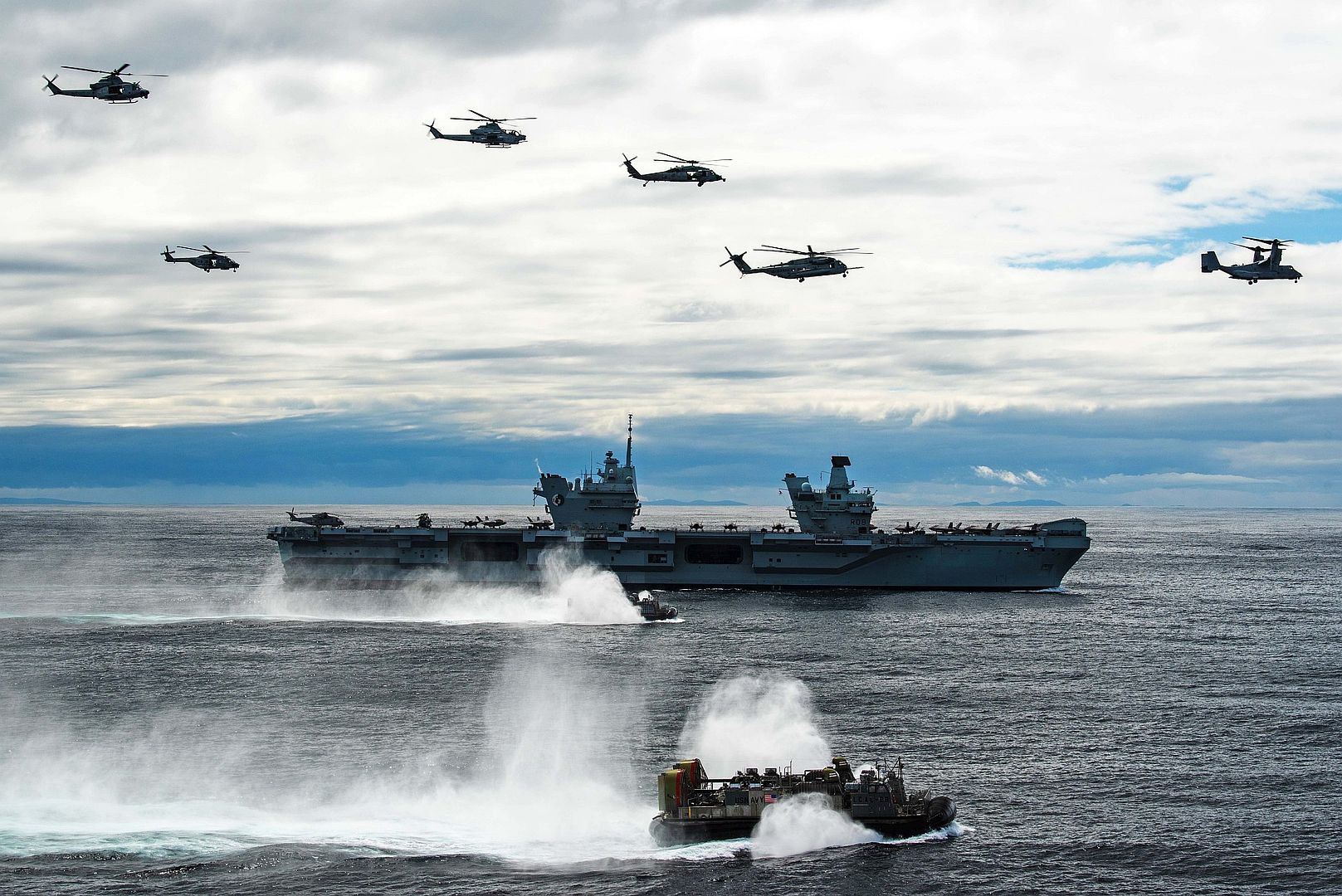 Royal Navy Aircraft Carrier HMS Queen Elizabeth