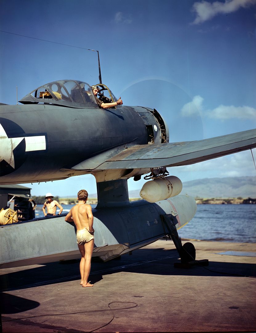 1 On Ramp Giving Thumbs Up Signal To Beaching Crewmen 1 On Ramp Giving Thumbs Up Signal To Beaching Crewmen