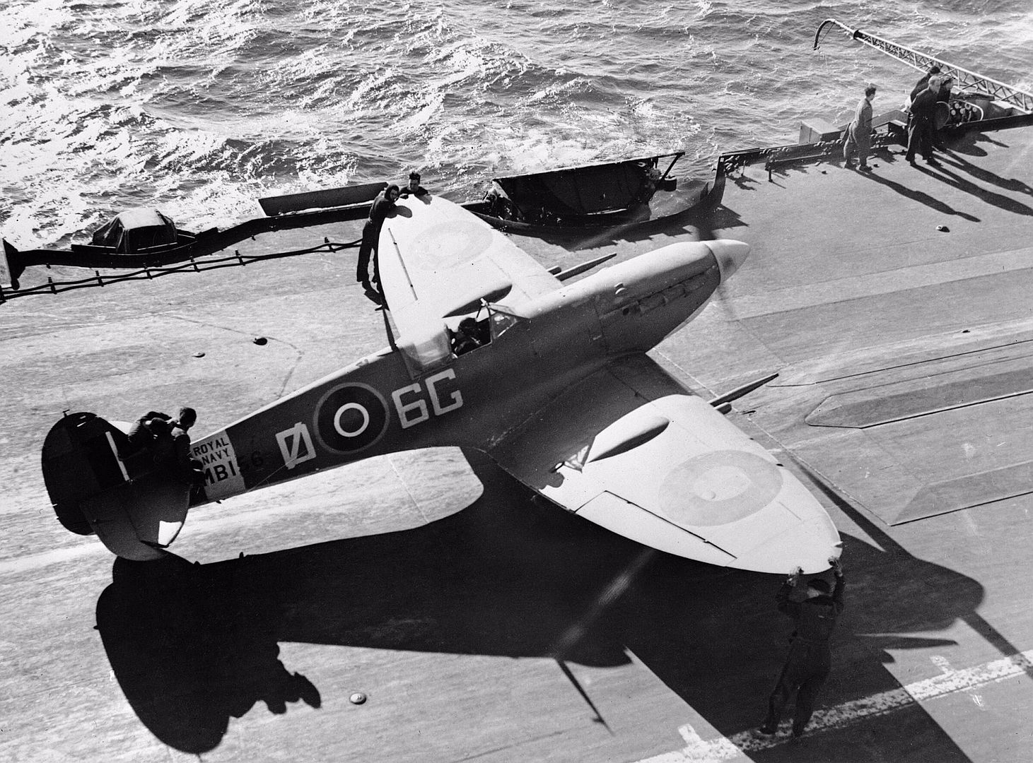 Seafire Mk IIc On The Flight Deck Of HMS Formidable December 1942 Seafire Mk IIc On The Flight Deck Of HMS Formidable December 1942