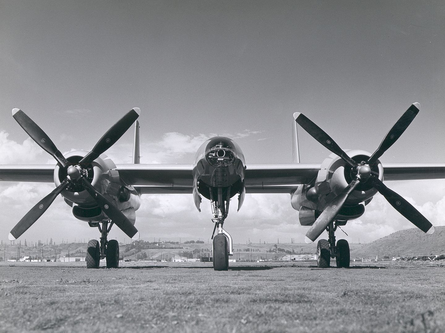 11 Prototype Seen From The Front Prior To A Test Flight 1947 April 04