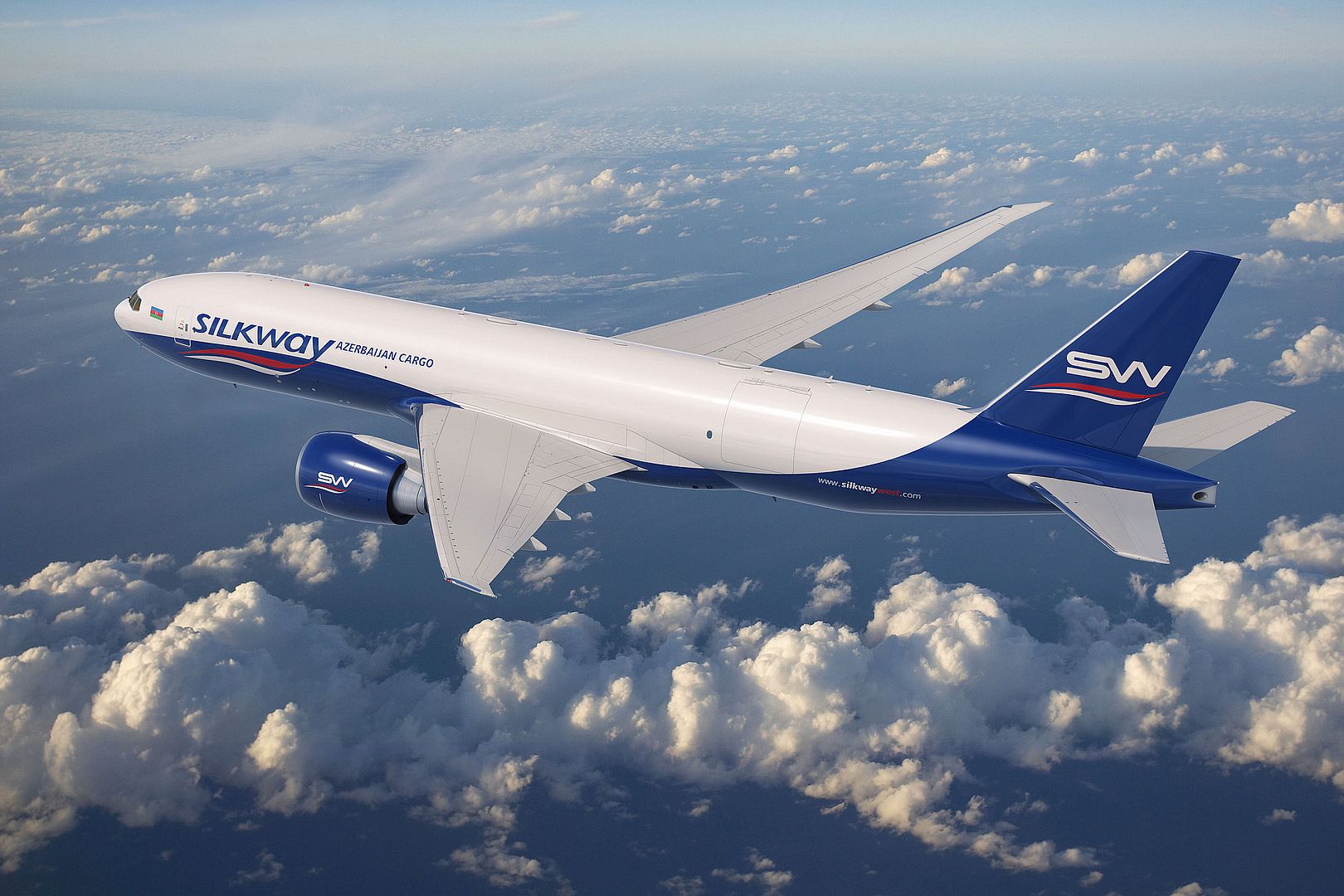 Silk Way West Boeing 777F Rendering Silk Way West Boeing 777F Rendering