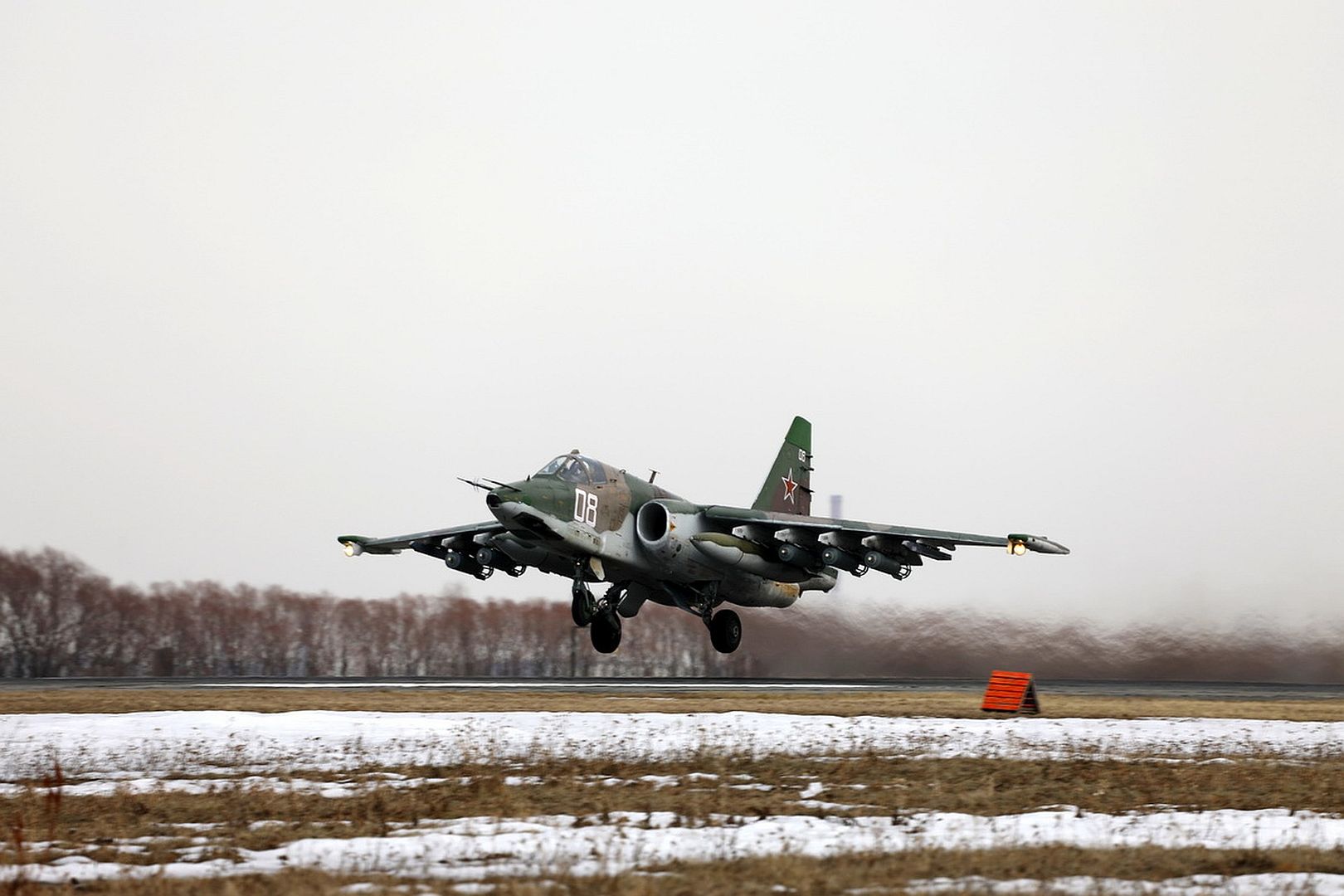 25 Attack Aircraft Of The Russian Military Base In Kyrgyzstan
