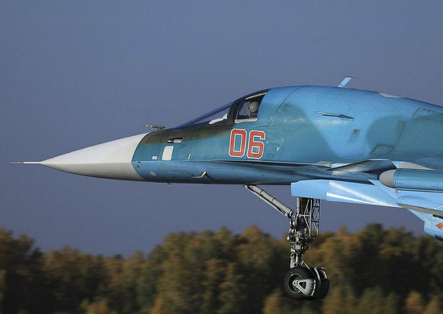 Su 34 Fighter Bombers Of The Aviation Formation Of The Central Military District 2