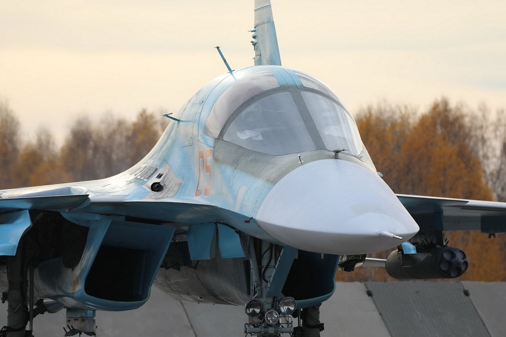 Su 34 Multi Role Fighter Bombers Of The Central Military District