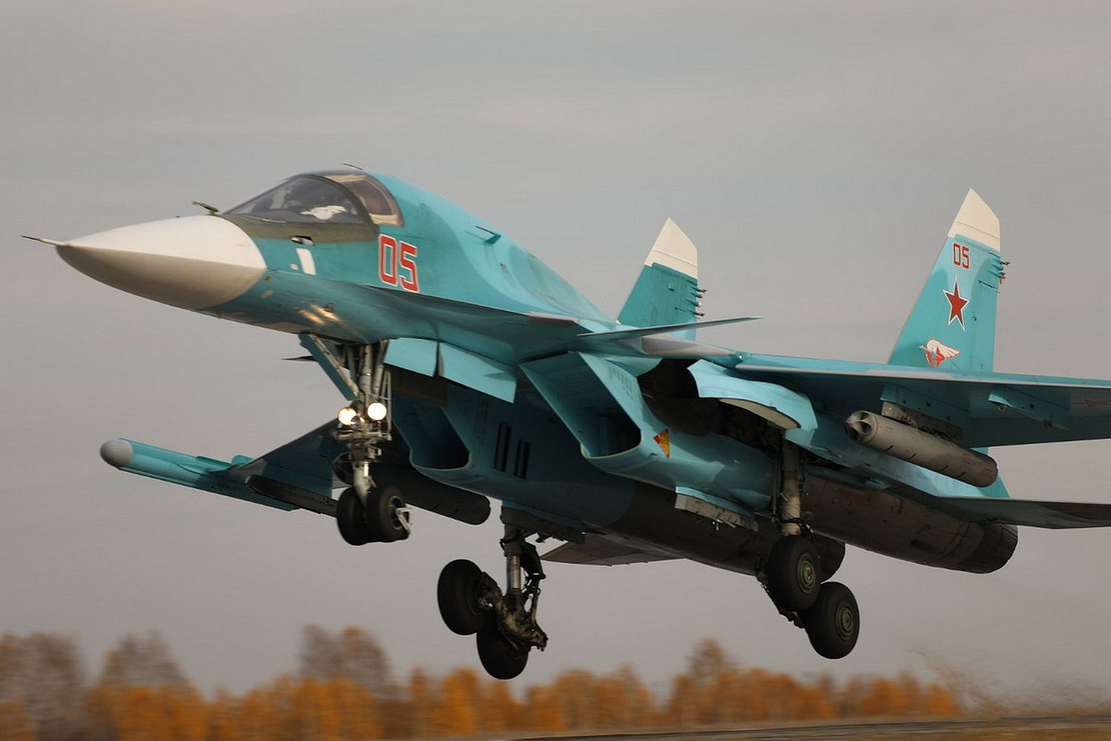 Su 34 Multi Role Fighter Bombers Of The Central Military District 1