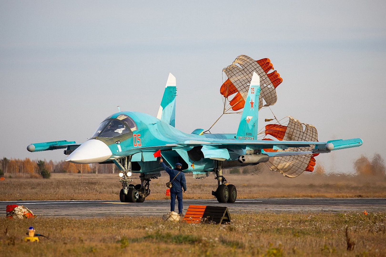 Su 34 Multi Role Fighter Bombers Of The Central Military District 2