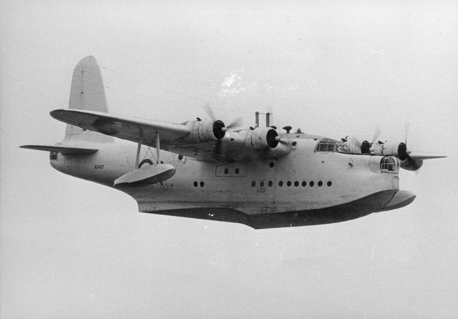 Sunderland NZ4107 In Flight Sunderland NZ4107 In Flight