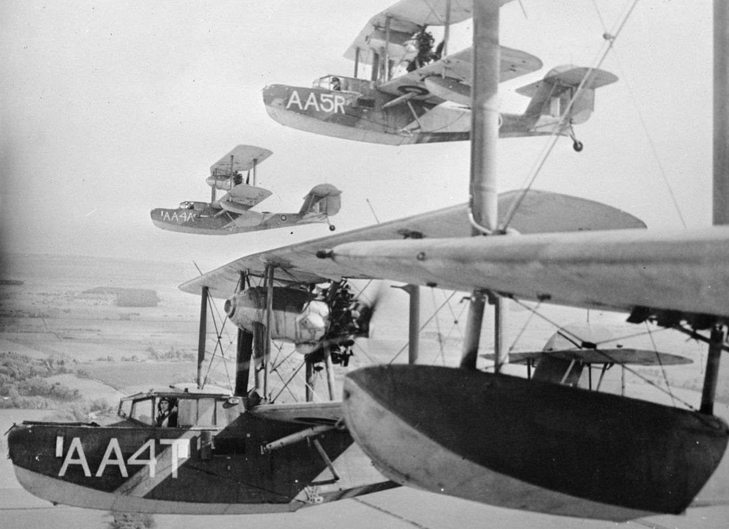 Supermarine Walrus AA4T AA5R AA4A From The Naval Airbase Arbroath Supermarine Walrus AA4T AA5R AA4A From The Naval Airbase Arbroath