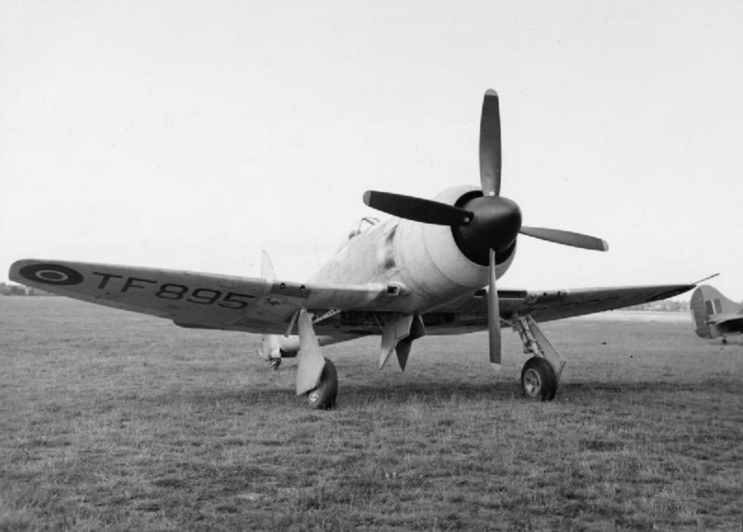 The First Production Hawker Sea Fury F10 TF895 In August 1946