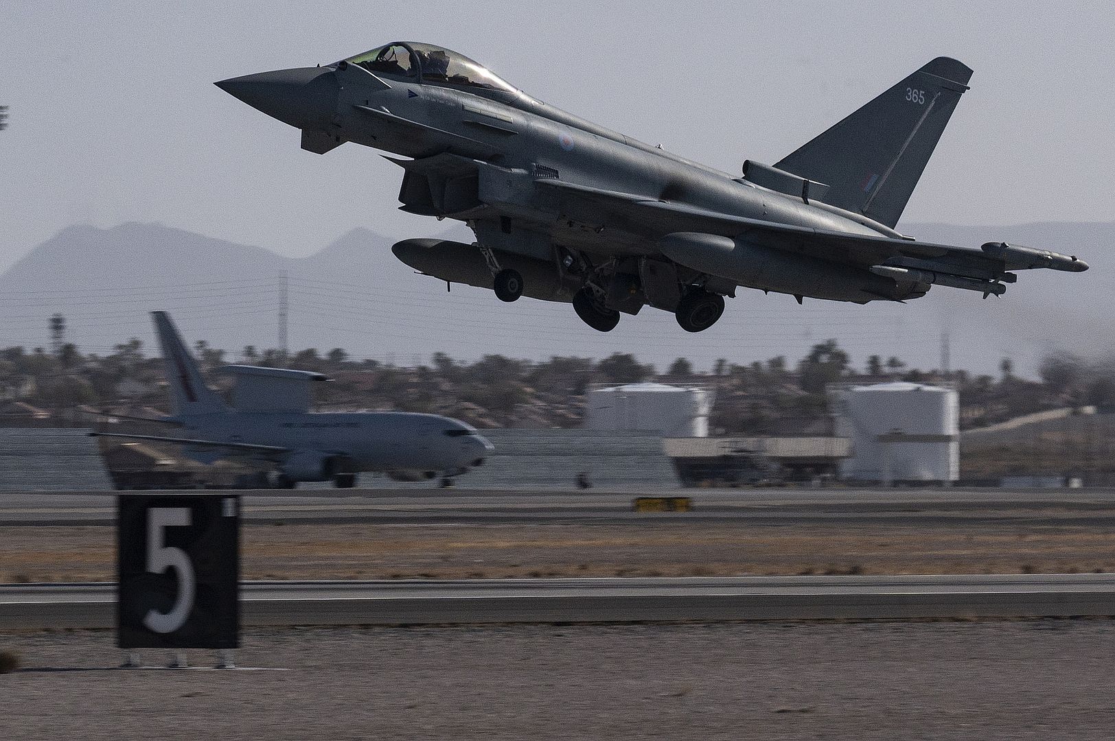 Typhoon FGR4 Assigned To 1 Fighter Squadron Royal Air Force Lossiemouth United Kingdom Typhoon FGR4 Assigned To 1 Fighter Squadron Royal Air Force Lossiemouth United Kingdom