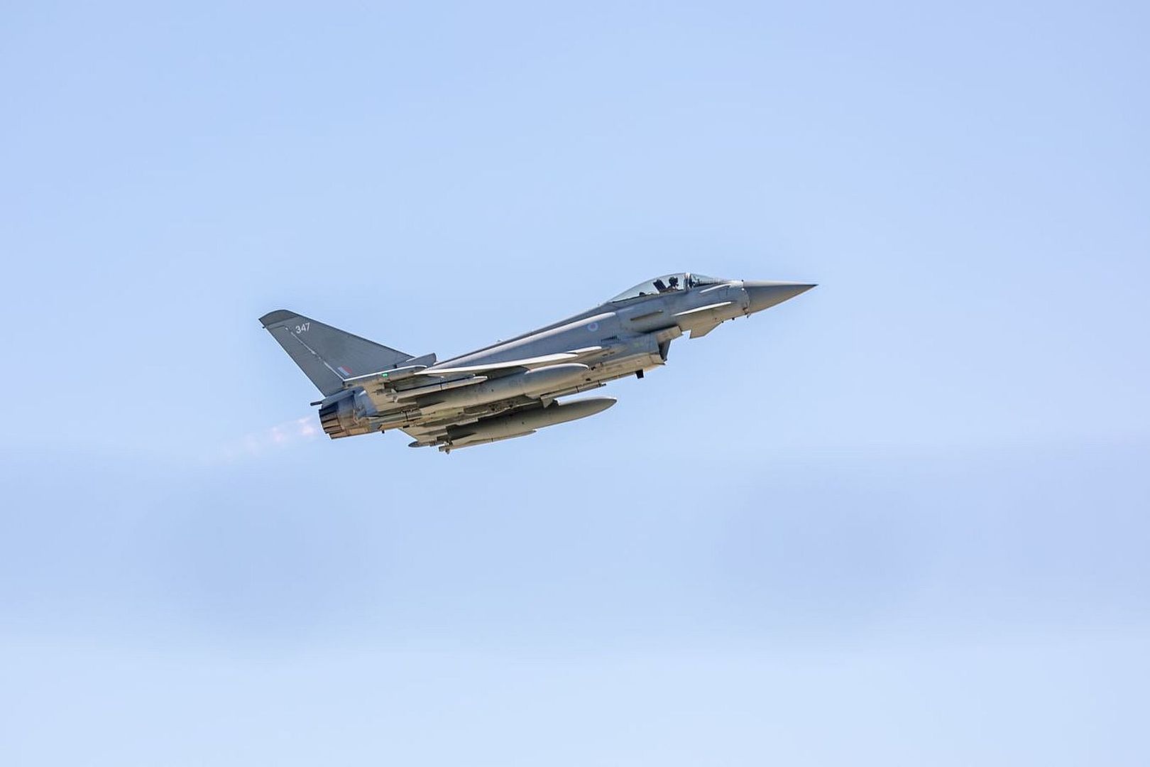 Typhoons From 121 Expeditionary Air Wing Based Near Constanta In Romania Carried Out A Close Air Support Training Mission With NATO