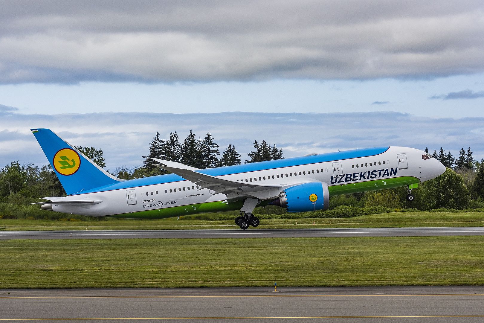 Uzbekistan Humanitarian Delivery Flight Takes Off From Everett