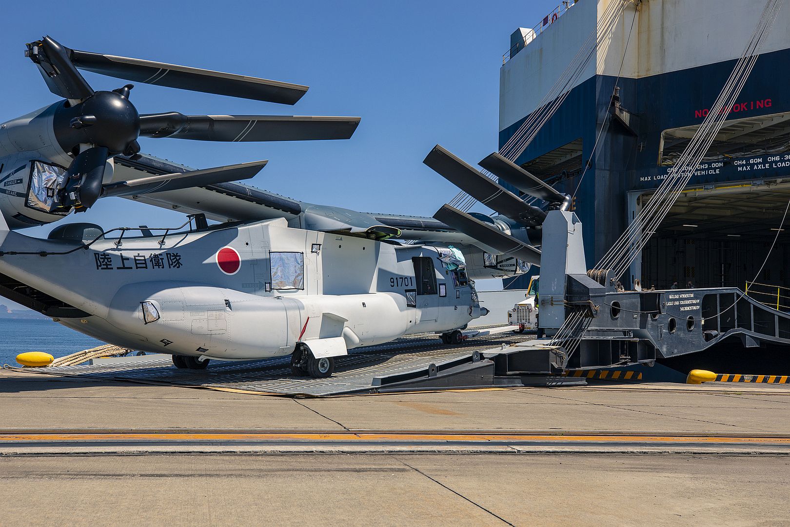 V 22 Ospreys Bound For Japan Ground Self Defense Force 1