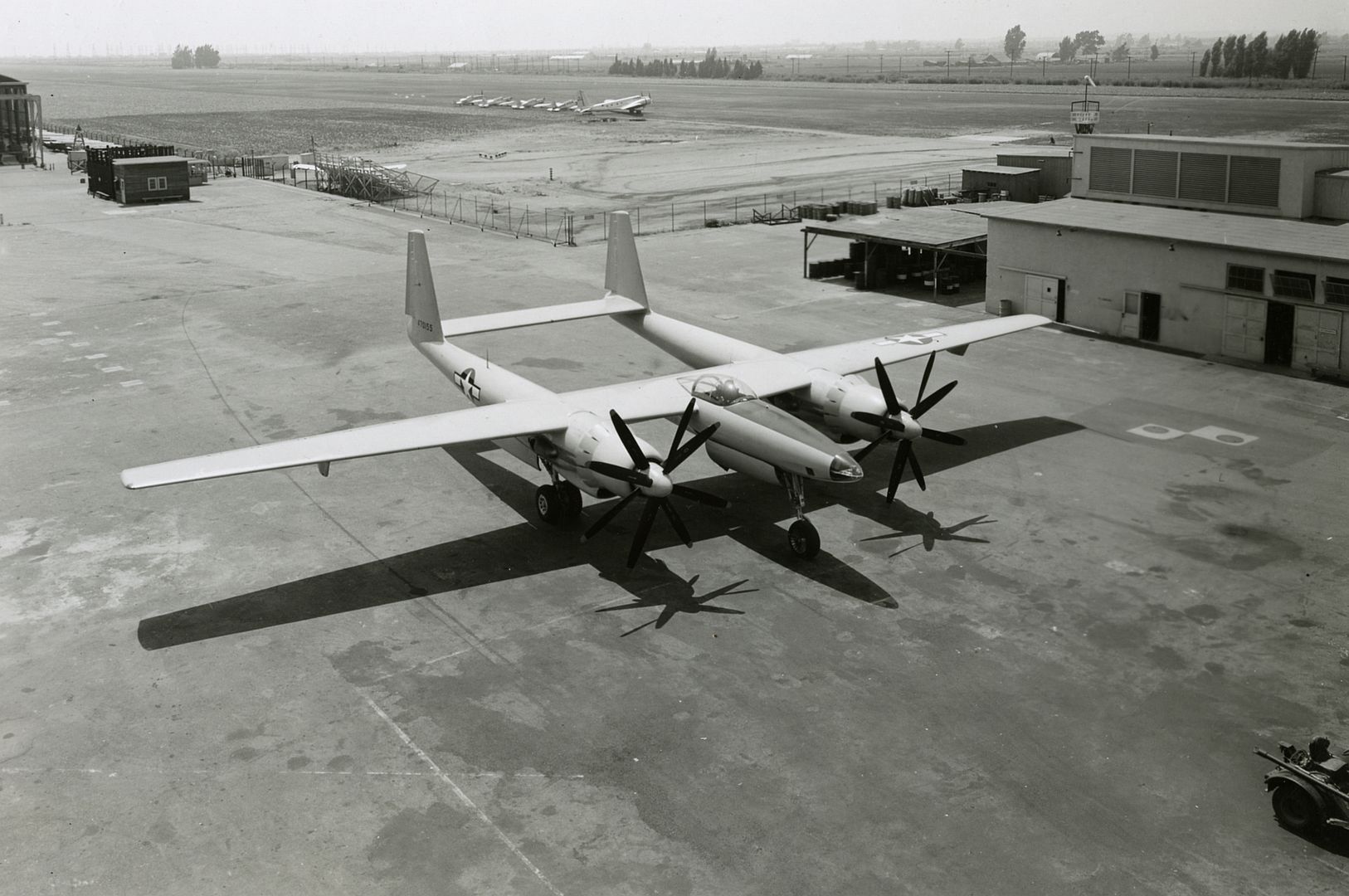 11 Prototype Plane On The Tarmac Before Its First Test Flight Culver City California 1947 April