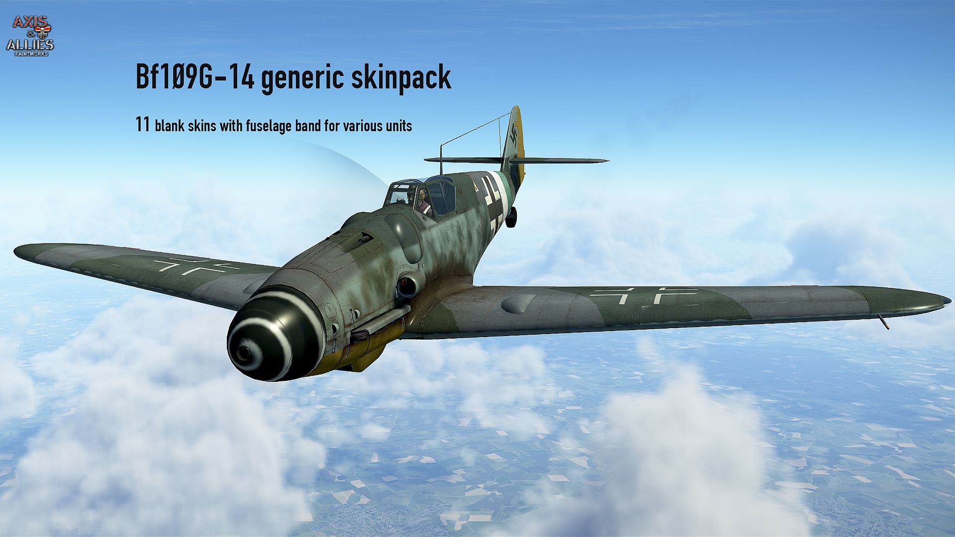 Bf109g14 Blank Pack