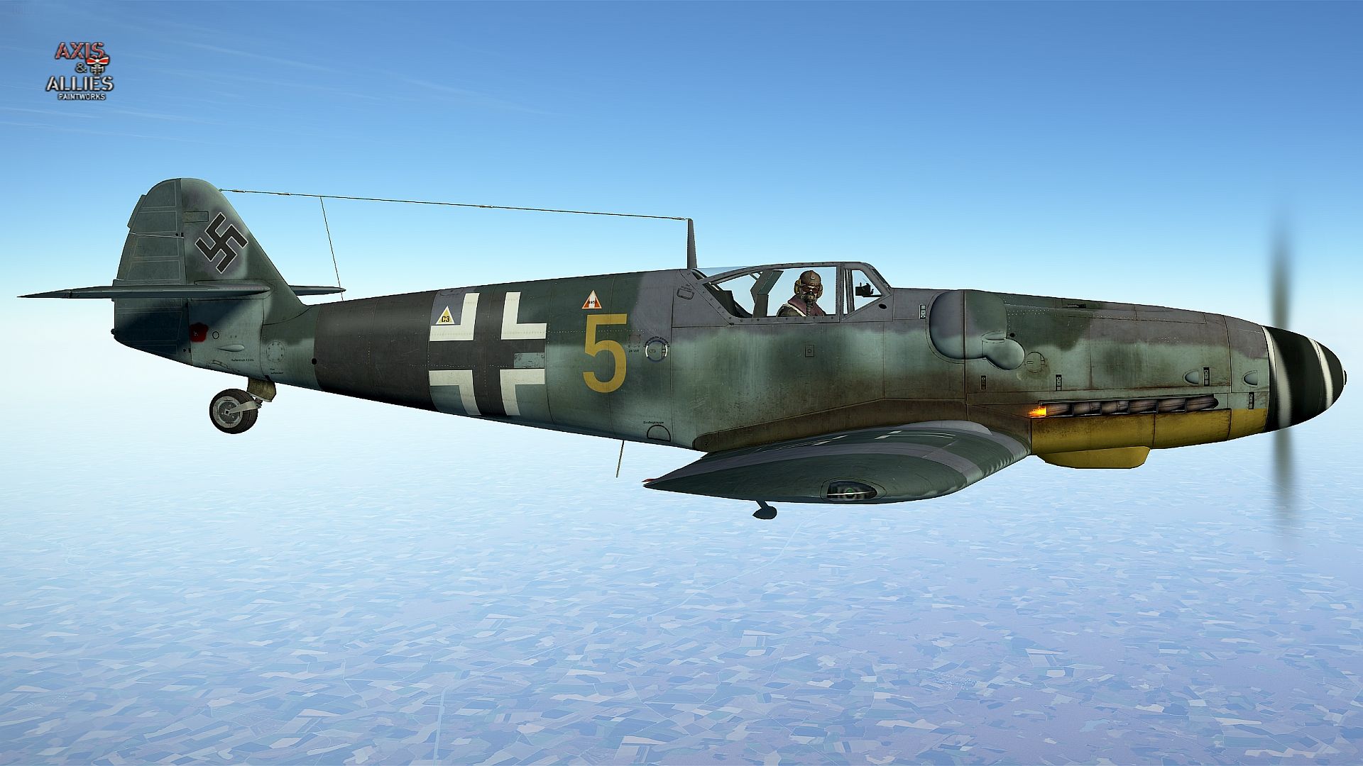 Bf109g14 Mtt Yellow5 3jg53