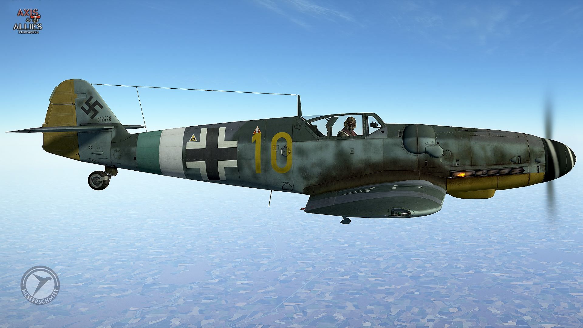 Bf109g14 Wnf Yellow10 3jg77 No1