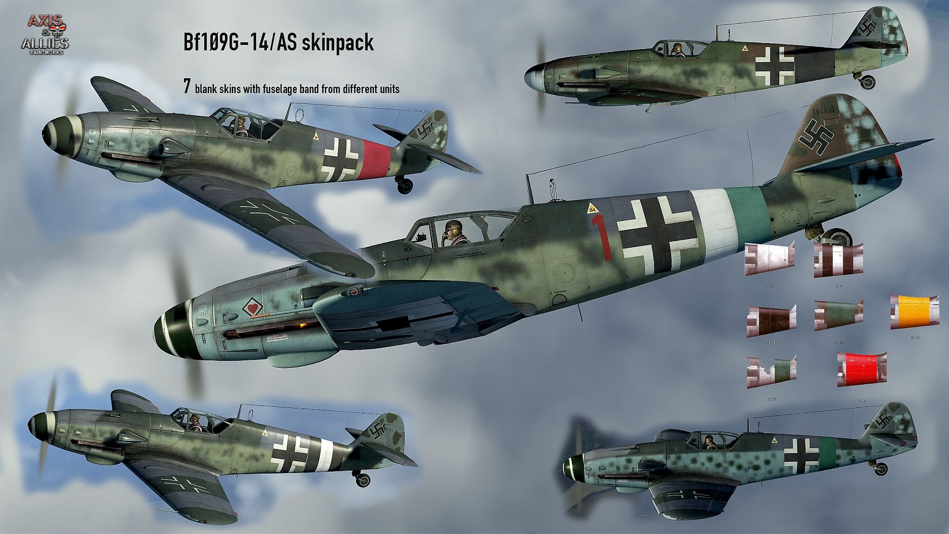 Bf109g14as Skinpack1 Bf109g14as Skinpack1
