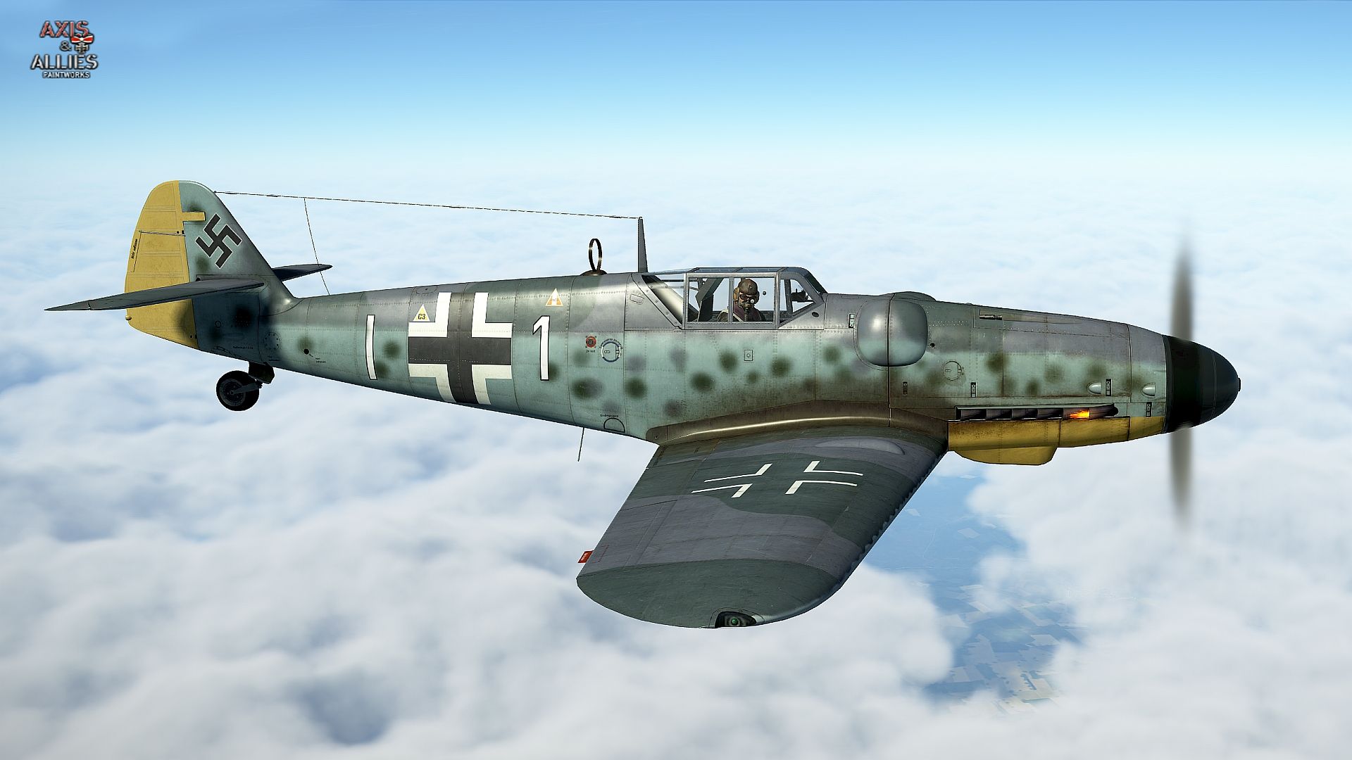 Bf109g6 White1 9jg26 No2 Bf109g6 White1 9jg26 No2