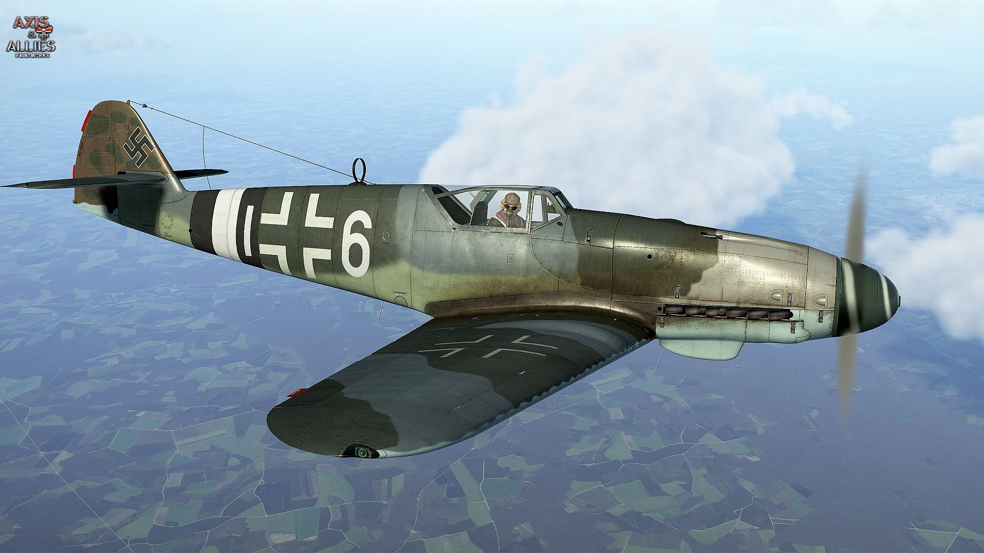 Bf109k4 White6 Iiijg4 No1 Bf109k4 White6 Iiijg4 No1