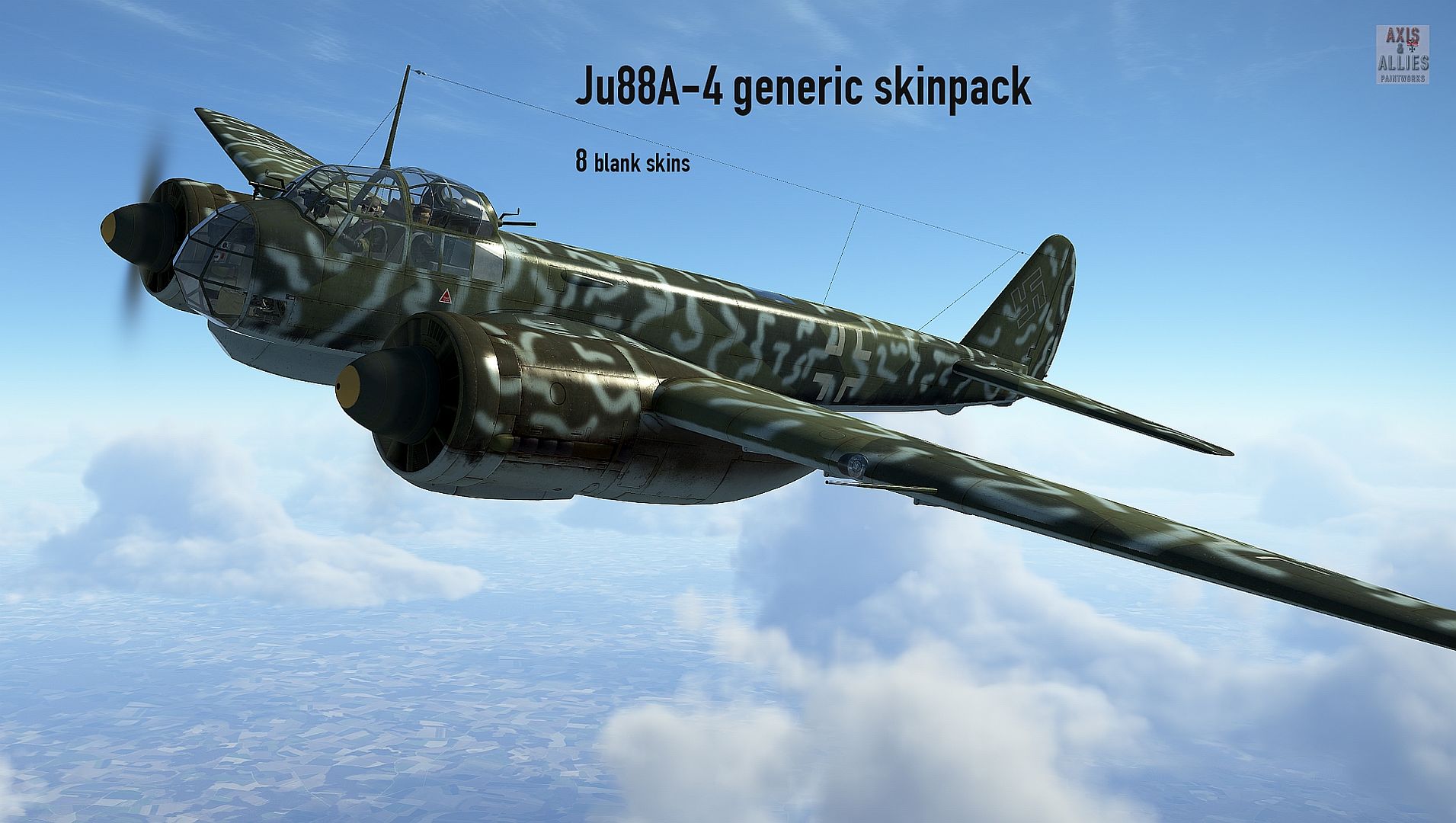 Ju88a4 Generic Skin Pack