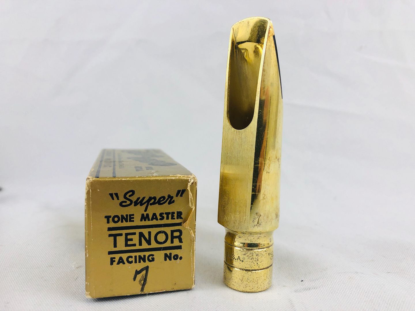 管楽器・吹奏楽器 Ottolink Super Tone Master Early Bubbitd Otto Link #7 Early Babbitt EB Super Tone Master Tenor