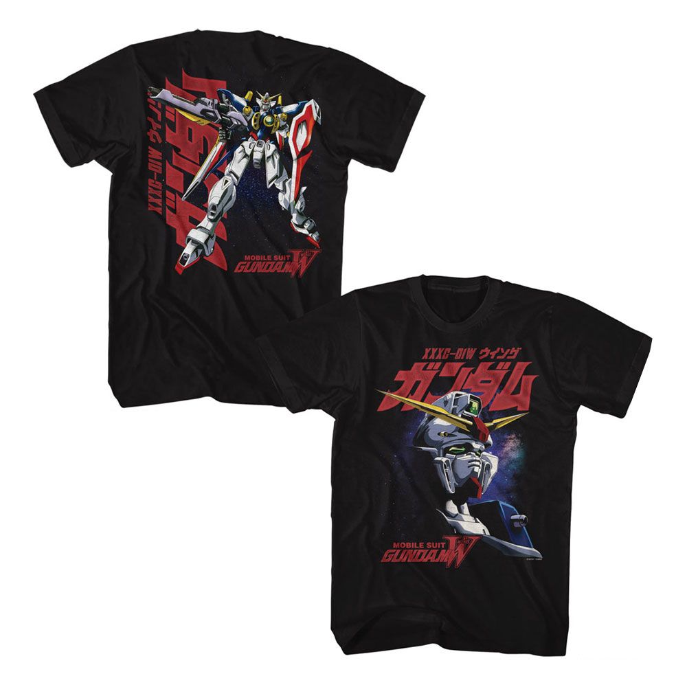 Galaxy Background - 2-Sided Gundam Tall T-Shirt