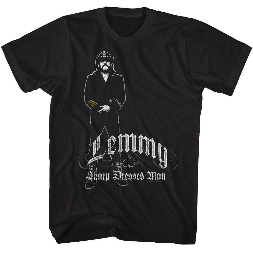 Sharp Dressed Man – Lemmy Tall T-Shirt