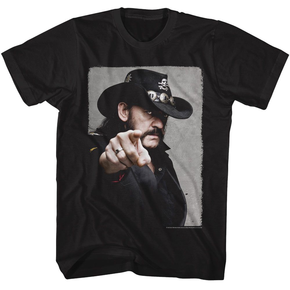 Pointing – Lemmy Tall T-Shirt