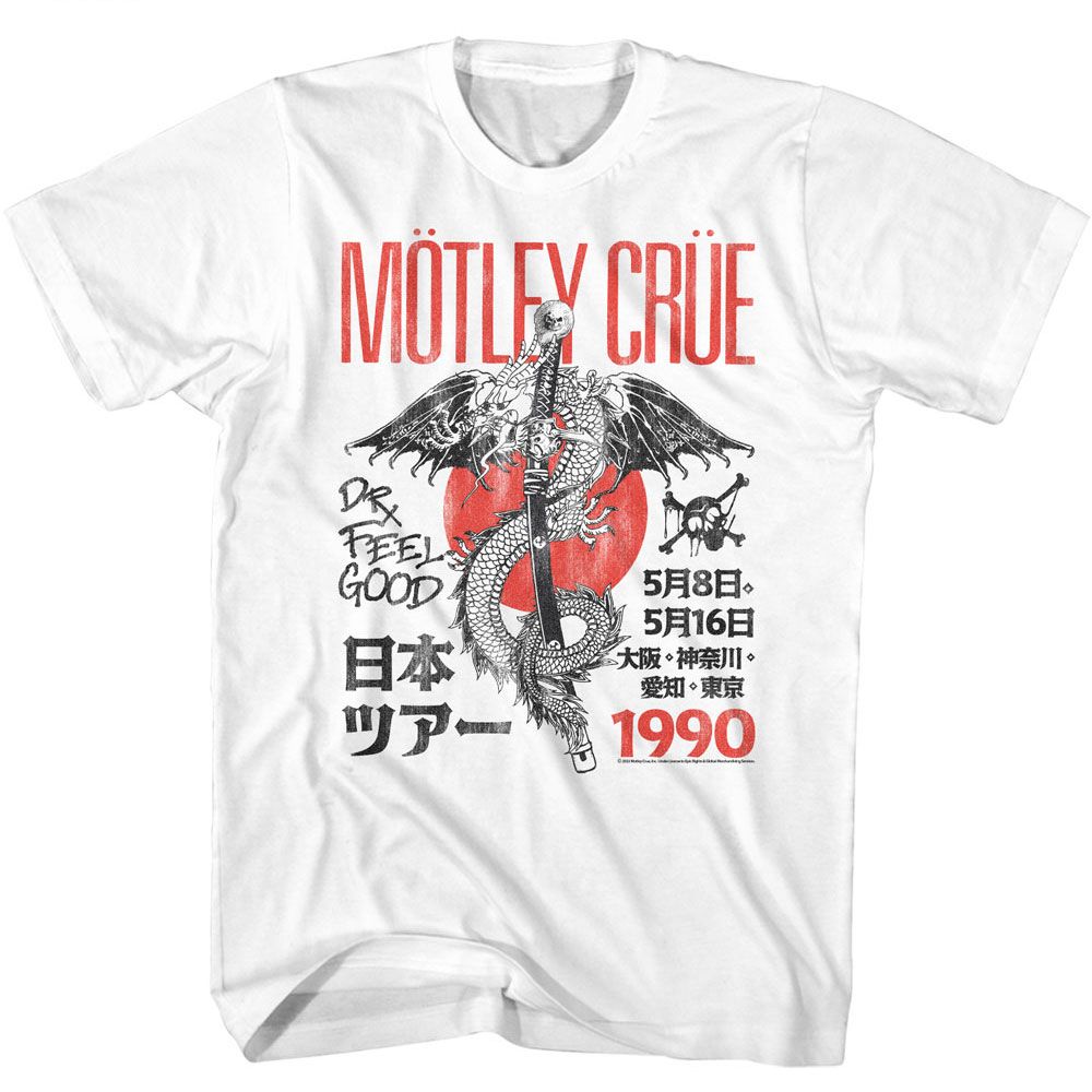 Japan Tour 90 – Motley Crue Tall Shirt