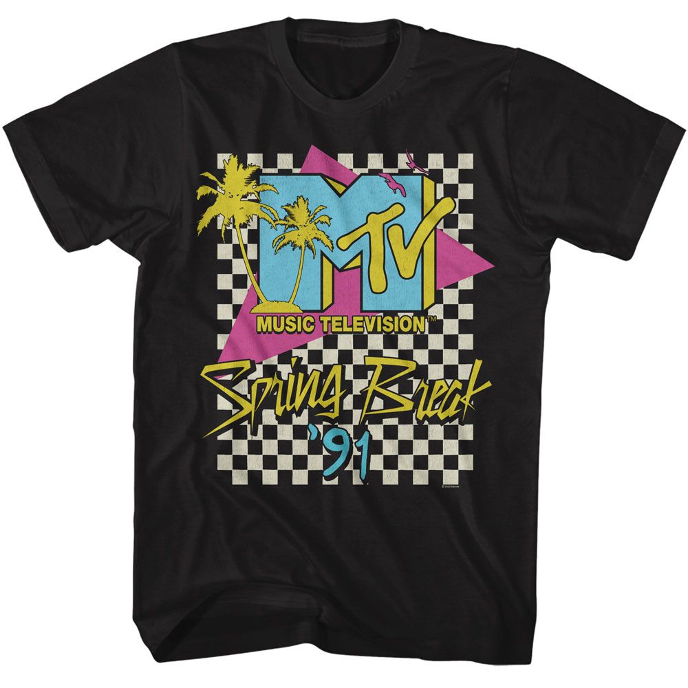 Spring Break 91 – MTV Tall T-Shirt