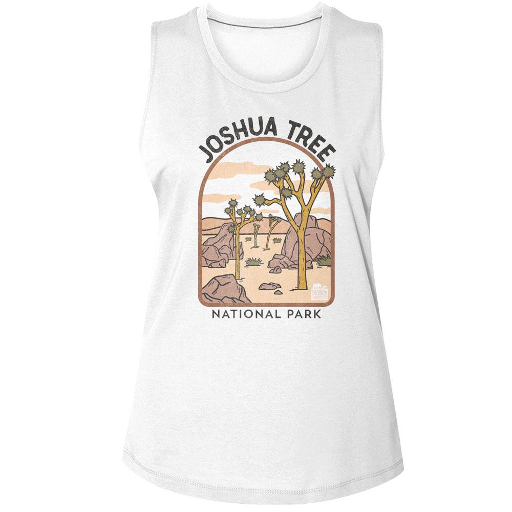 NPCA-Joshua Tree Arch Illustration – Ladies Muscle Tank